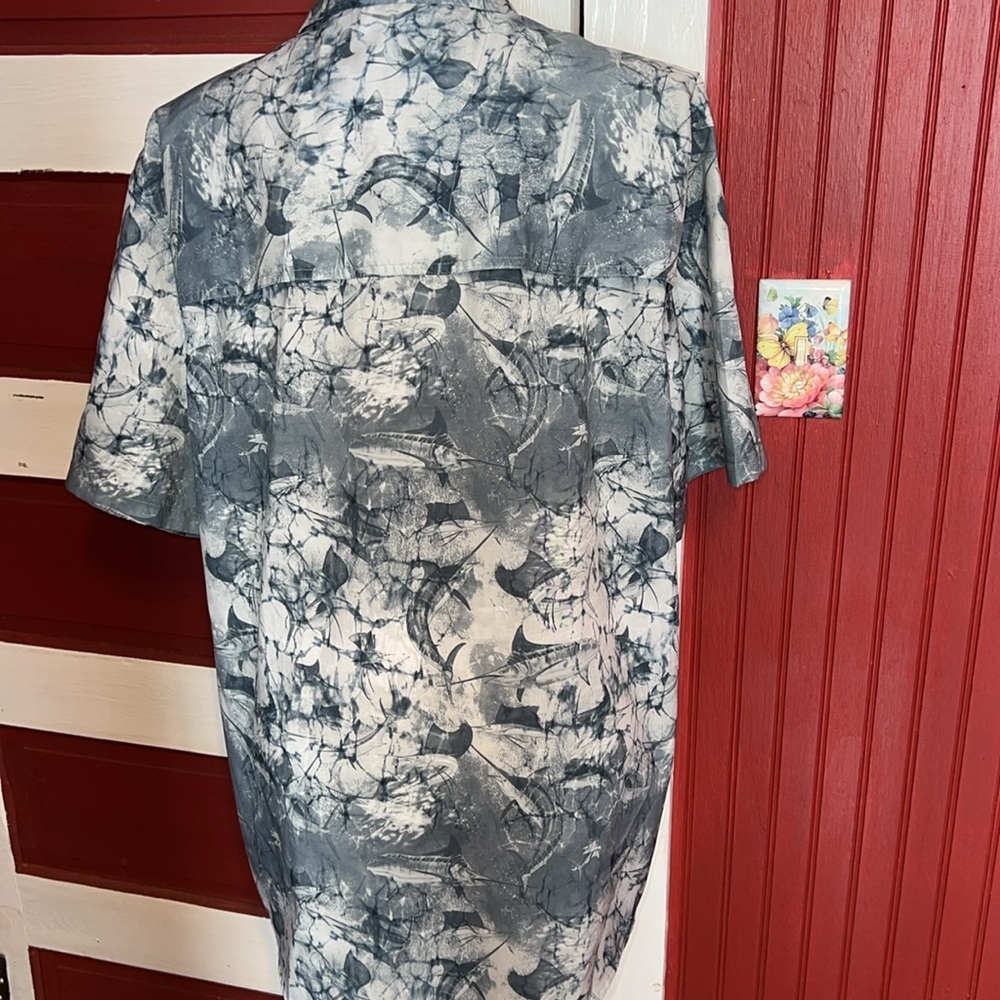 Guy Harvey Sailfish Button Performance Fishing Sh… - image 3